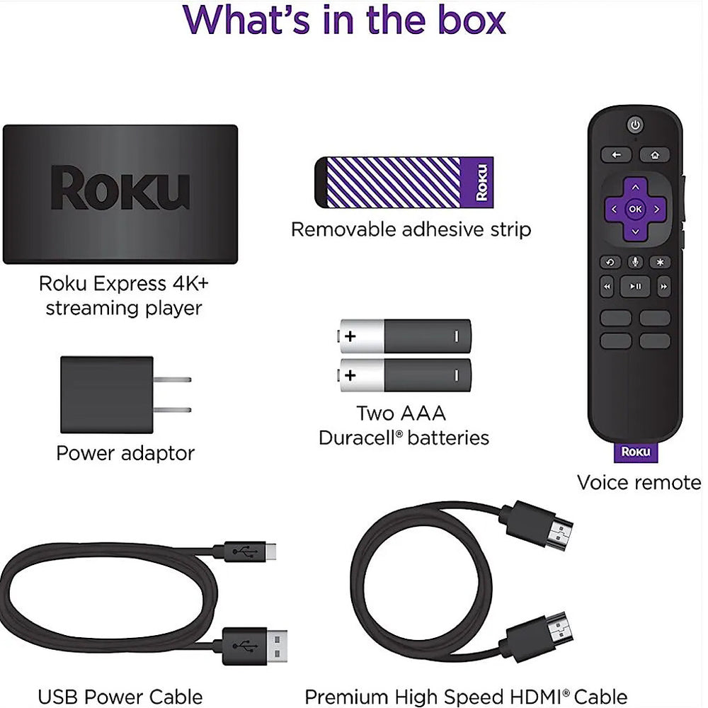 
                  
                    Roku Express 4K +
                  
                