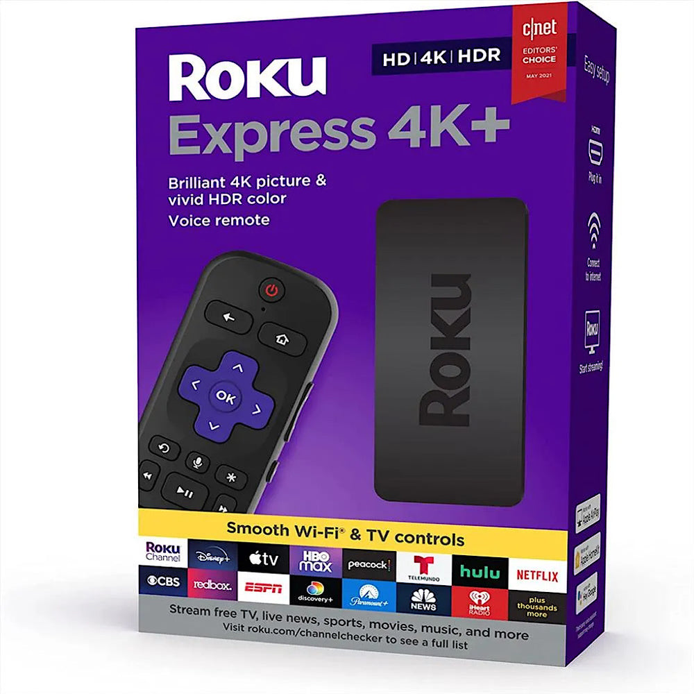 
                  
                    Roku Express 4K +
                  
                