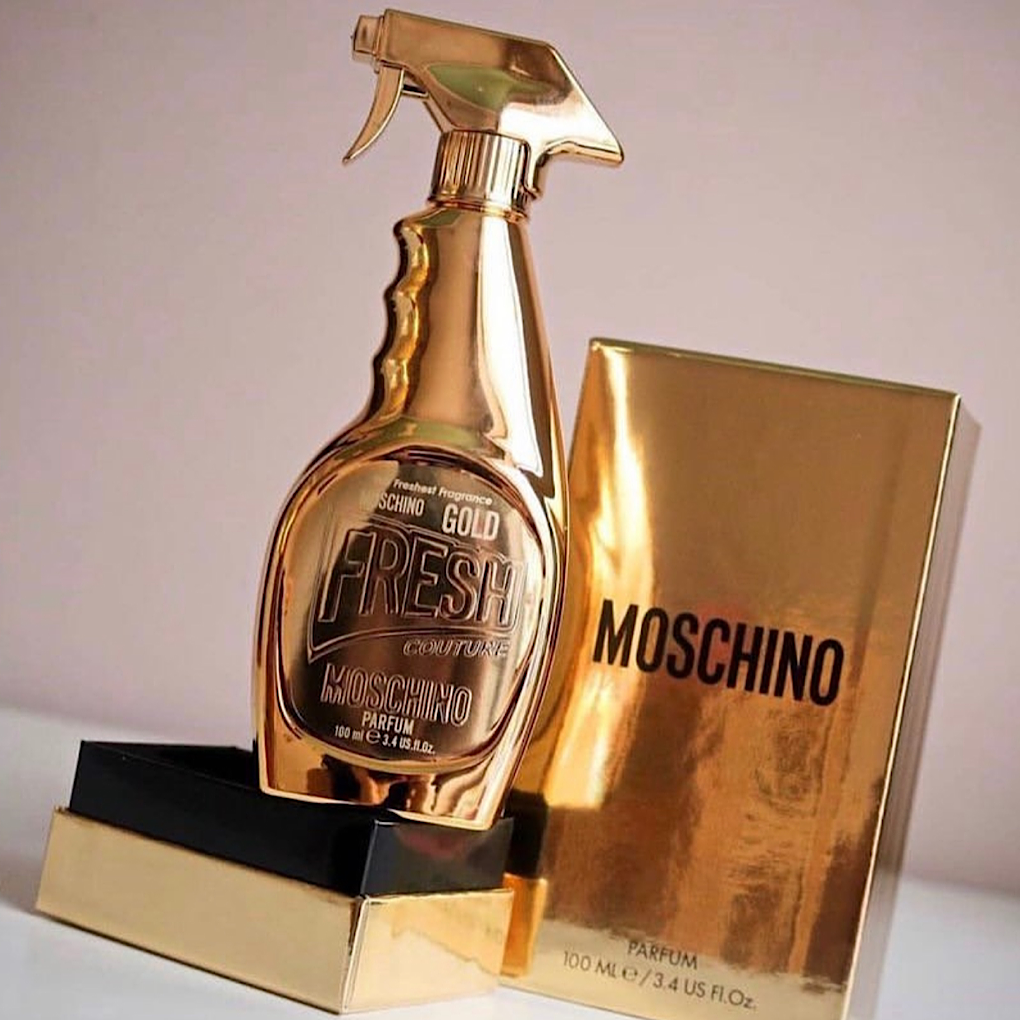 GOLD FRESH COUTURE MOSCHINO